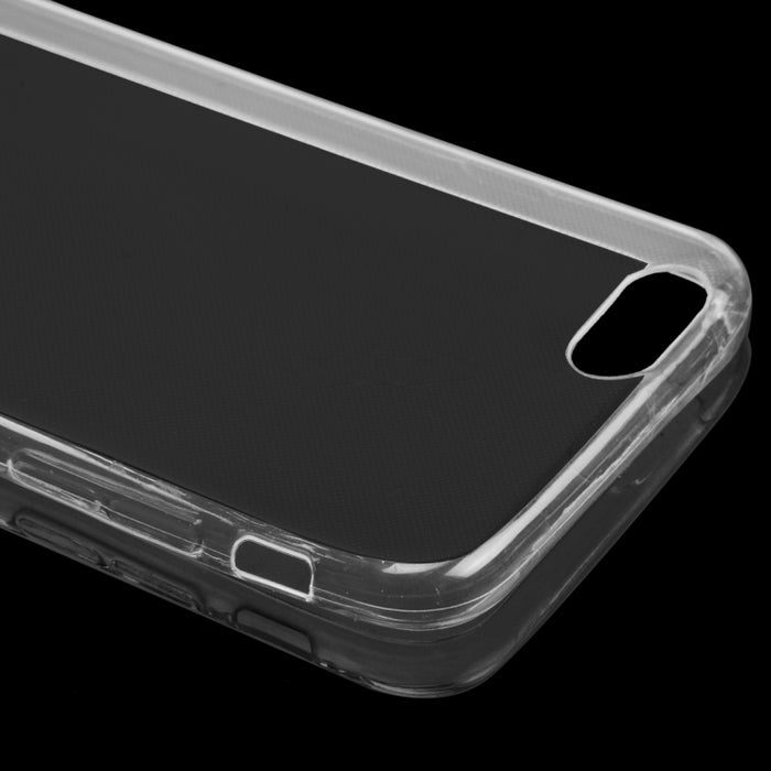 Para iPhone 6 y 6s Funda protectora de TPU transparente ultrafina de 0,75 mm
