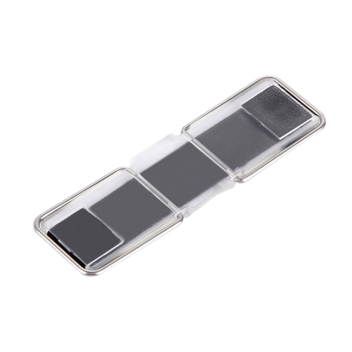 Mini soporte adhesivo universal ajustable 2 en 1 + agarre delgado para los dedos, tamaño: 7,3 x 2,2 x 0,3 cm