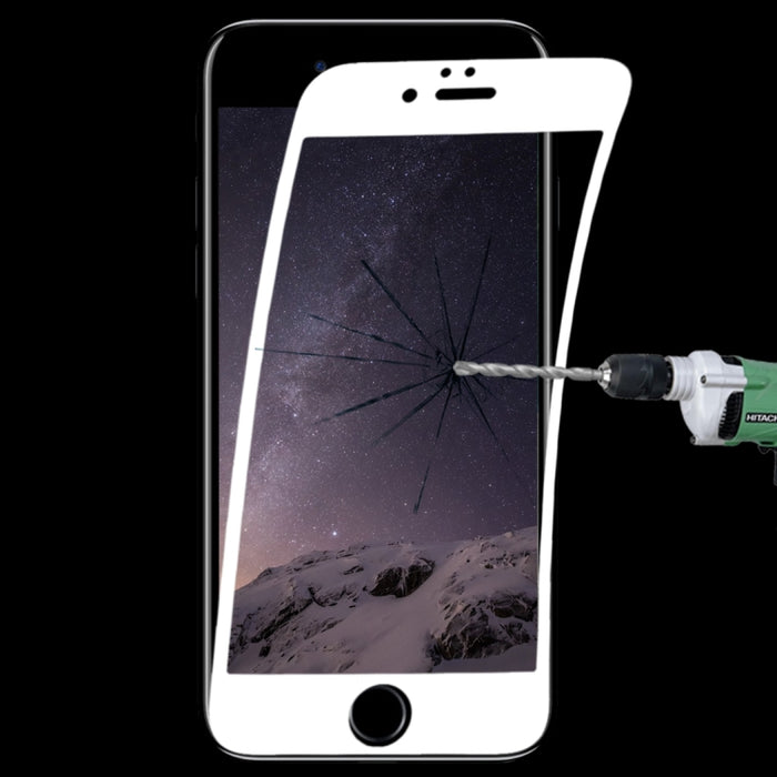 Película de vidrio templado de fibra flexible de pantalla completa 9H de 0,1 mm para iPhone 6 y 6s