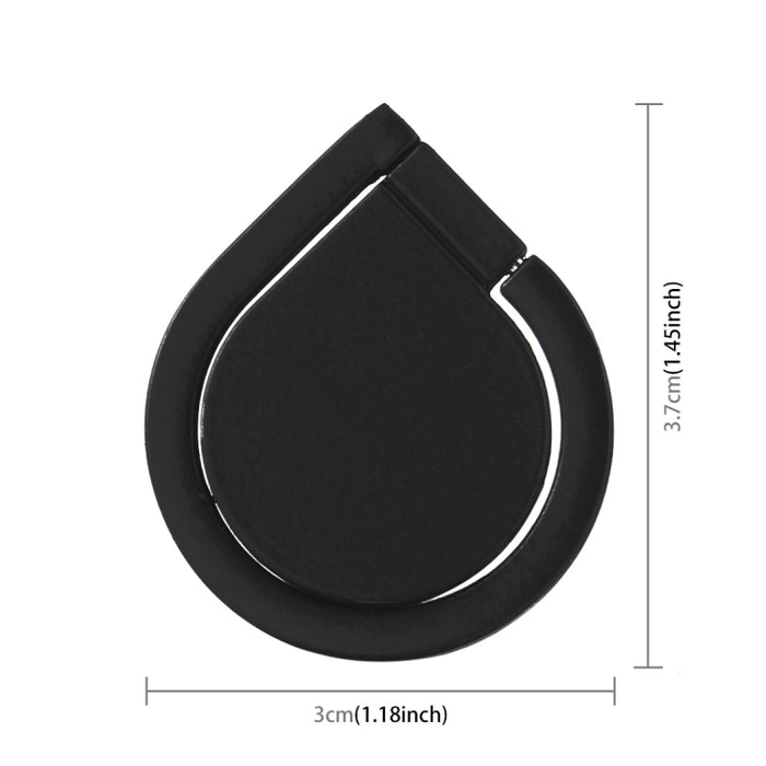 Soporte universal para teléfono con anillo estilo gotas de agua con rotación de 360 grados