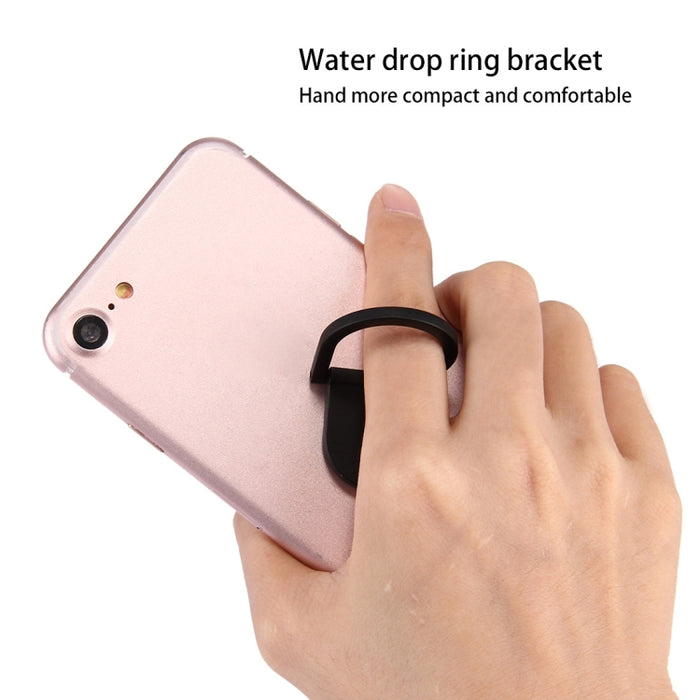 Soporte universal para teléfono con anillo estilo gotas de agua con rotación de 360 grados