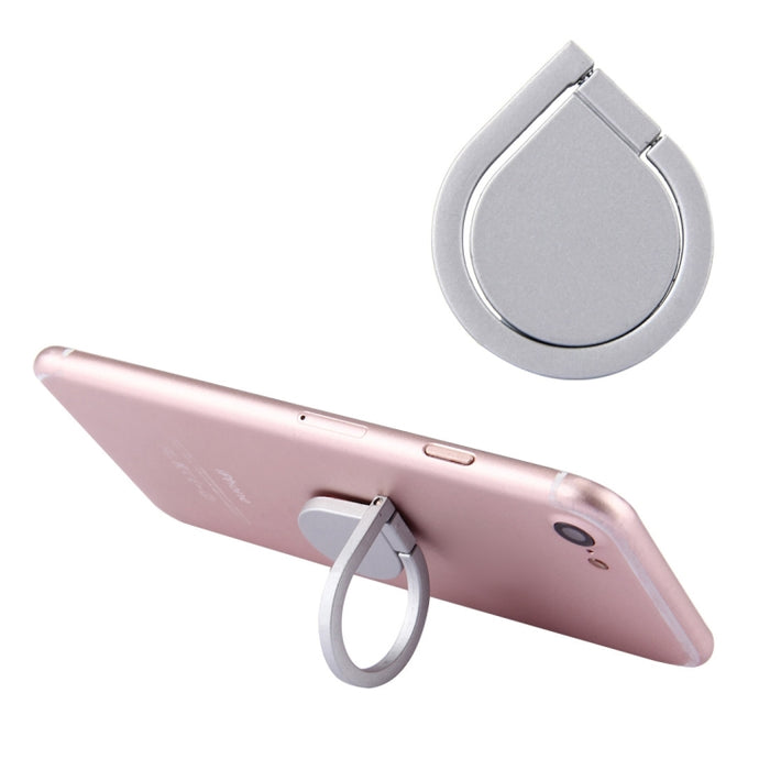 Soporte universal para teléfono con anillo estilo gotas de agua con rotación de 360 grados