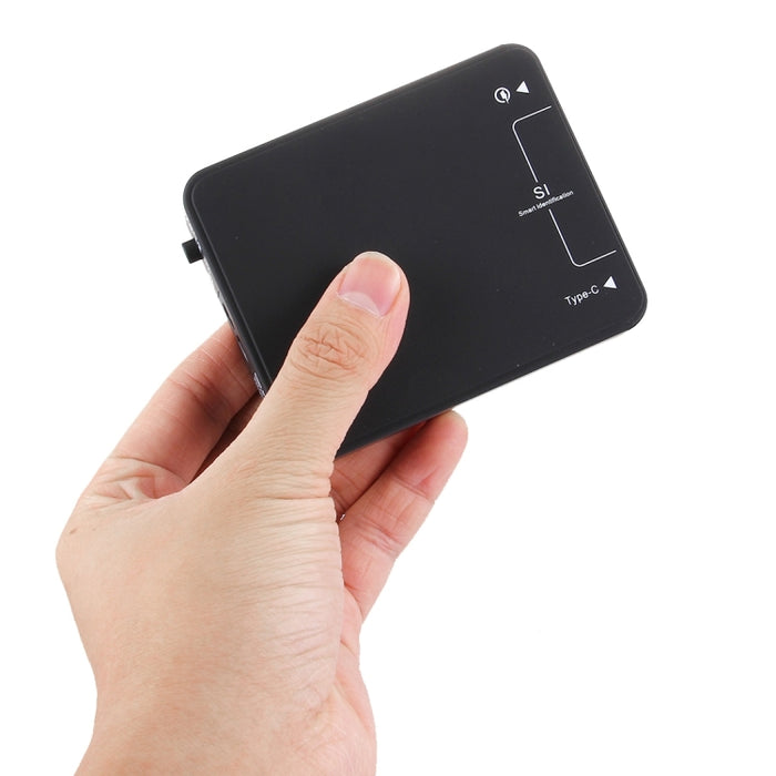 Q8118 1 Carga Rápida 3.0 + 4 USB de Identificación Inteligente + 1 Cargador USB de Escritorio USB-C / Type-C 3.1