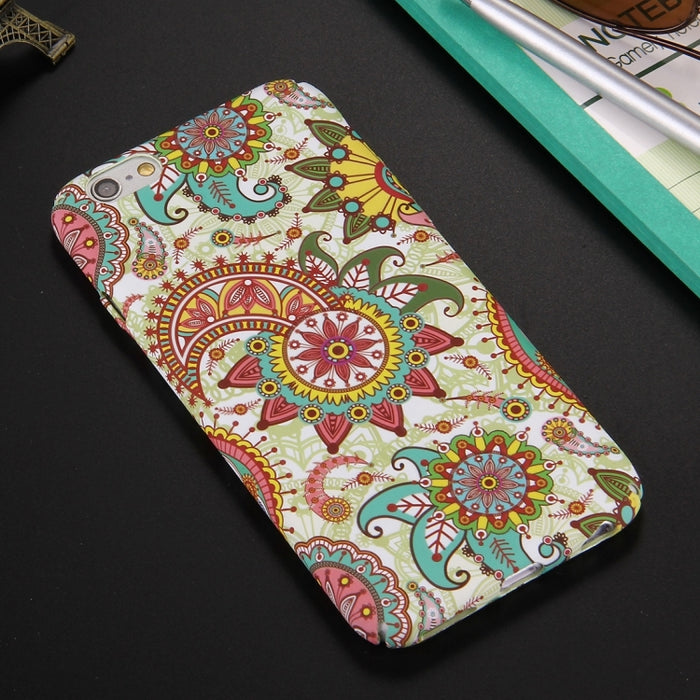 Para iPhone 6 y 6s Funda protectora para PC con patrón de estilo nacional