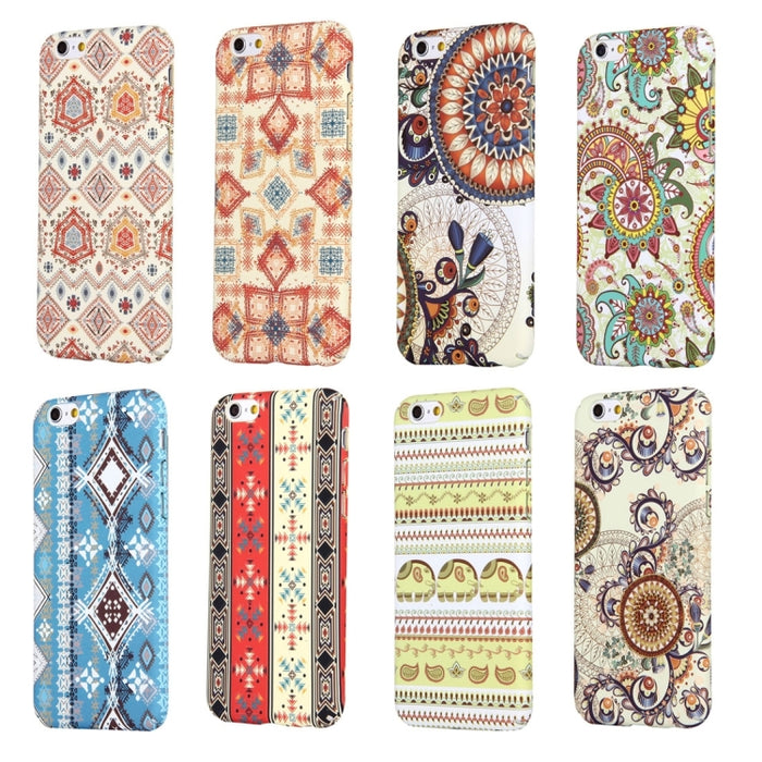 Para iPhone 6 y 6s Funda protectora para PC con patrón de estilo nacional