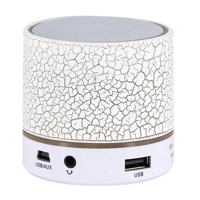 Mini altavoz estéreo Bluetooth portátil A9 con luz LED, micrófono incorporado, compatible con llamadas manos libres y tarjeta TF