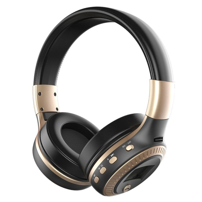 Zealot B19 Auriculares de música estéreo Bluetooth con diadema plegable y pantalla para iPhone, Galaxy, Huawei, Xiaomi, LG, HTC y otros teléfonos inteligentes