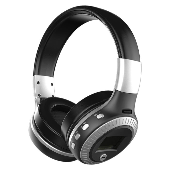 Zealot B19 Auriculares de música estéreo Bluetooth con diadema plegable y pantalla para iPhone, Galaxy, Huawei, Xiaomi, LG, HTC y otros teléfonos inteligentes