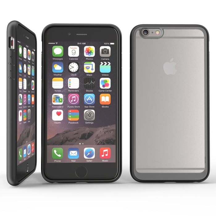 Estuche de PC acrílico con marco bicolor para iPhone 6