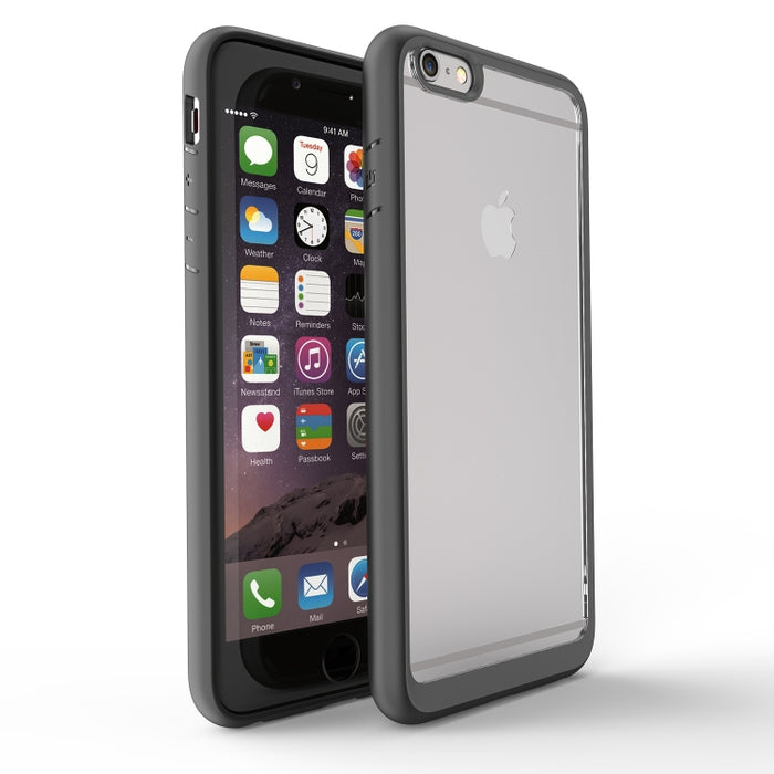 Estuche de PC acrílico con marco bicolor para iPhone 6