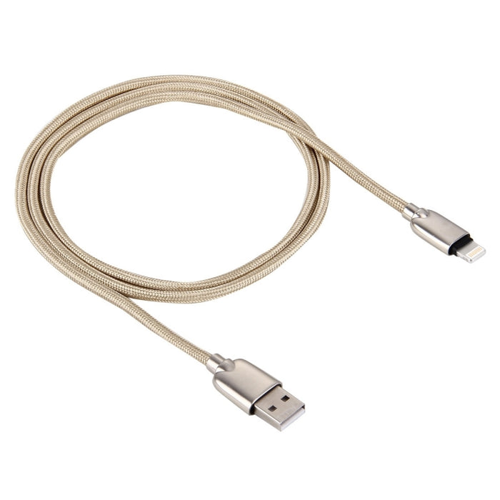 1m tejido 108 núcleos de cobre 8 pines a cable de carga de sincronización de datos USB para iPhone, iPad