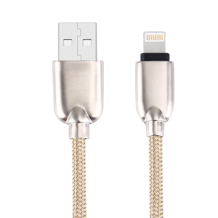 1m tejido 108 núcleos de cobre 8 pines a cable de carga de sincronización de datos USB para iPhone, iPad