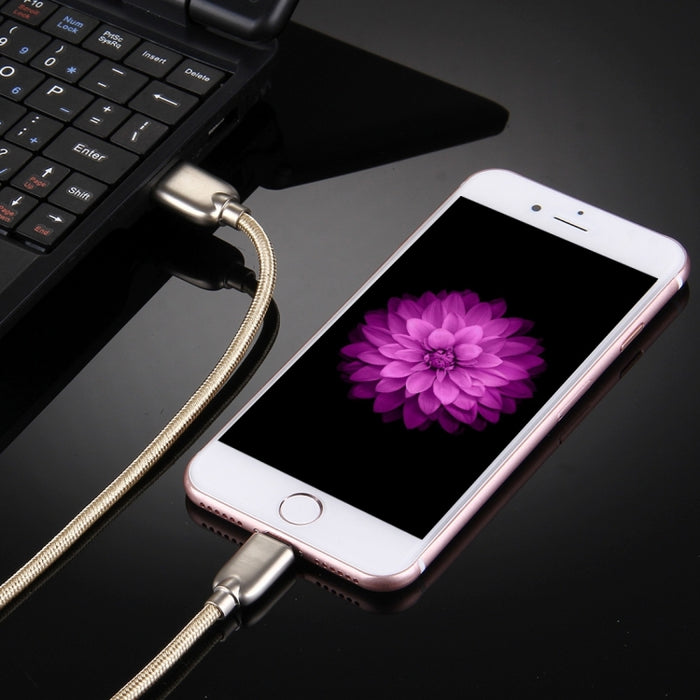 1m tejido 108 núcleos de cobre 8 pines a cable de carga de sincronización de datos USB para iPhone, iPad