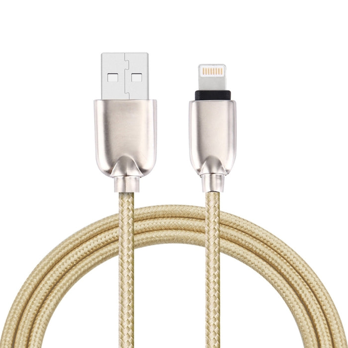 1m tejido 108 núcleos de cobre 8 pines a cable de carga de sincronización de datos USB para iPhone, iPad