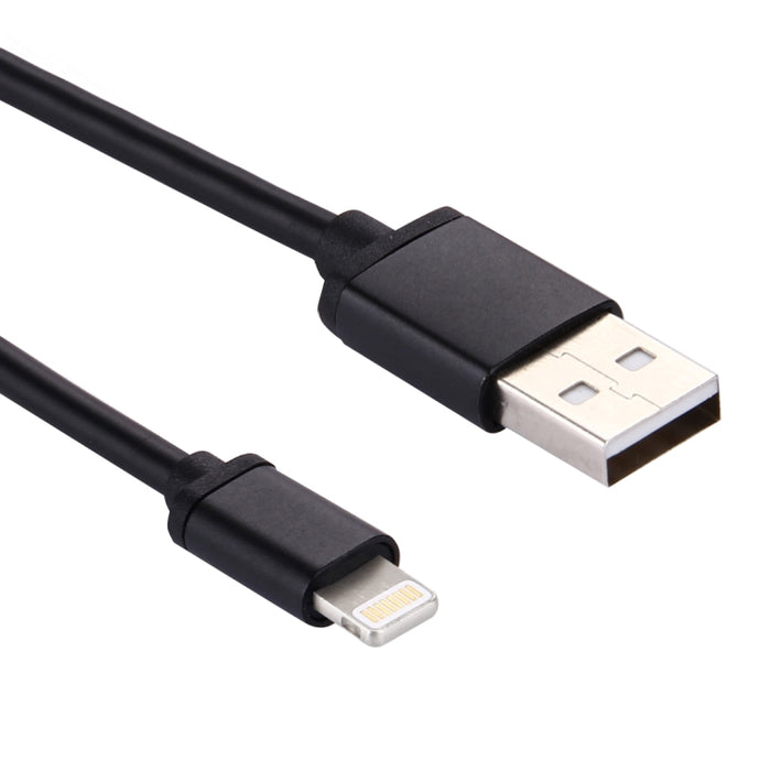 Cable de carga de sincronización de datos USB de 1 m, 3 A, 8 pines a USB para iPhone, iPad, diámetro: 4 cm
