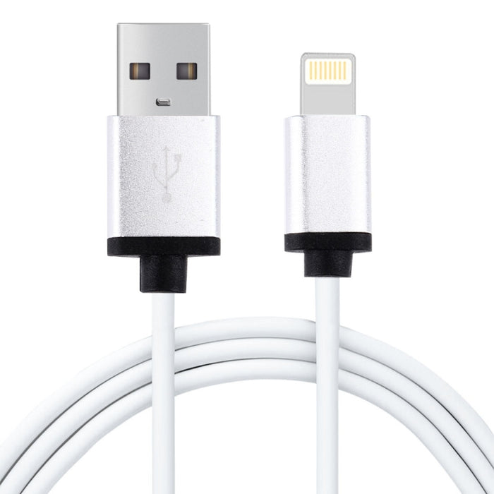Cable de carga de sincronización de datos USB de 1 m, 3 A, 8 pines a USB para iPhone, iPad, diámetro: 4 cm