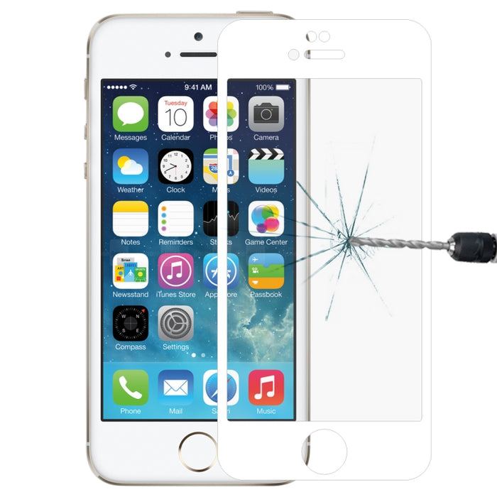 Película de vidrio templado HD de pantalla completa antiarañazos 9H 10D para iPhone 6 y 6s