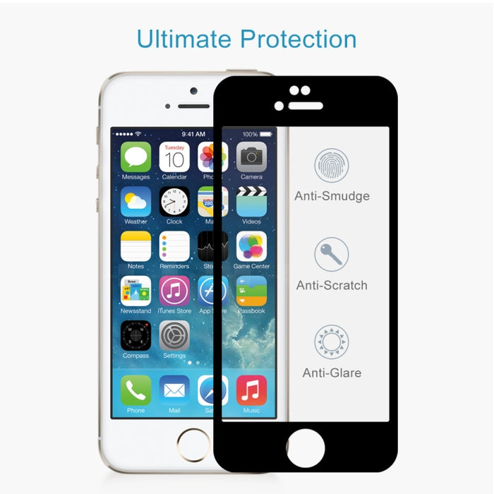 Película de vidrio templado HD de pantalla completa antiarañazos 9H 10D para iPhone 6 Plus y 6s Plus