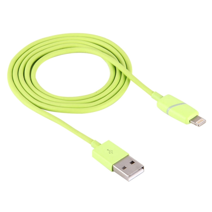 Pin circular del estilo 8 de la caja de regalo de la bobina del 1m al cable de sincronización de datos del USB con el indicador para el iPhone, iPad