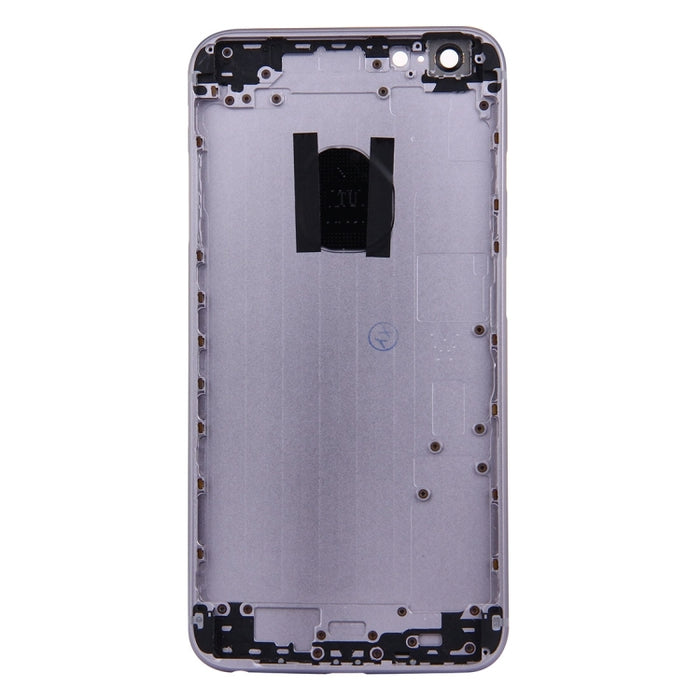 5 en 1 para iPhone 6s Plus (cubierta trasera + bandeja para tarjetas + tecla de control de volumen + botón de encendido + tecla vibradora con interruptor de silencio) Cubierta de carcasa de ensamblaje completo (dorado + negro), For 6s Plus             ...