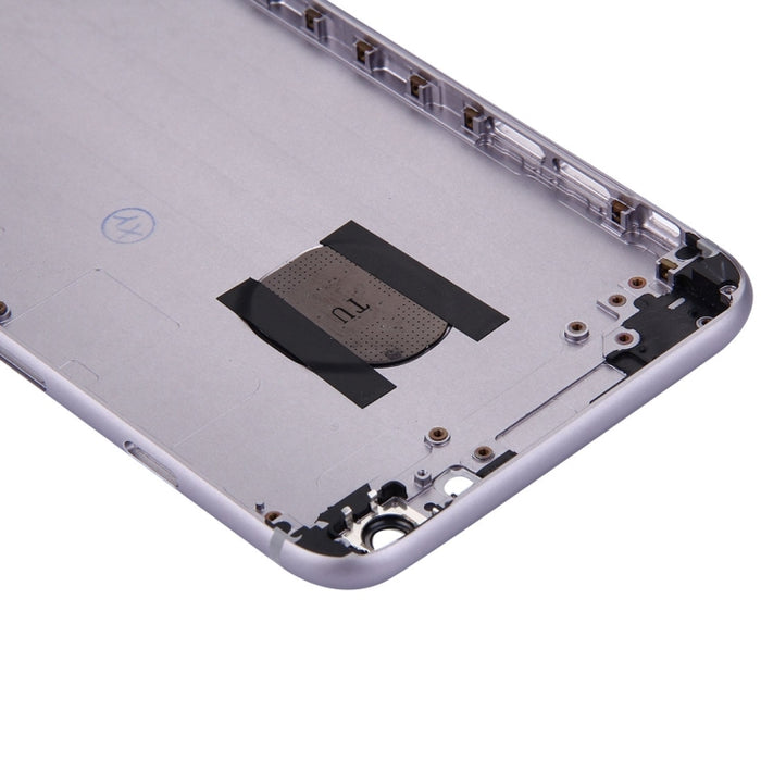 5 en 1 para iPhone 6s Plus (cubierta trasera + bandeja para tarjetas + tecla de control de volumen + botón de encendido + tecla vibradora con interruptor de silencio) Cubierta de carcasa de ensamblaje completo (dorado + negro), For 6s Plus             ...