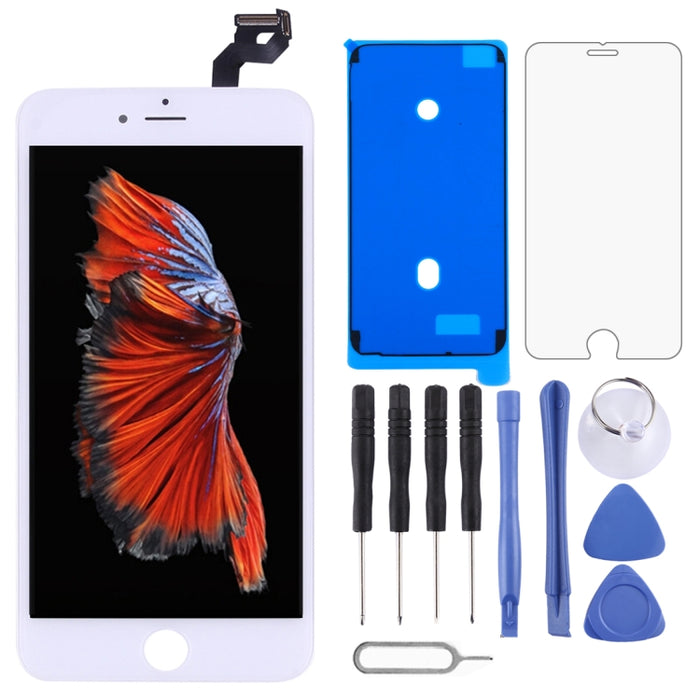 Pantalla LCD y digitalizador de montaje completo con marco para iPhone 6s Plus, 3 in 1 for i6S Plus White, 3 in 1 for i6S Plus Black