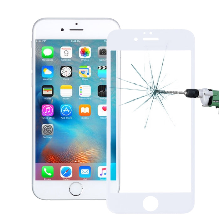 Película de pantalla de vidrio templado a prueba de explosiones 3D de dureza superficial 9H de 0,26 mm para iPhone 6 Plus y 6s Plus
