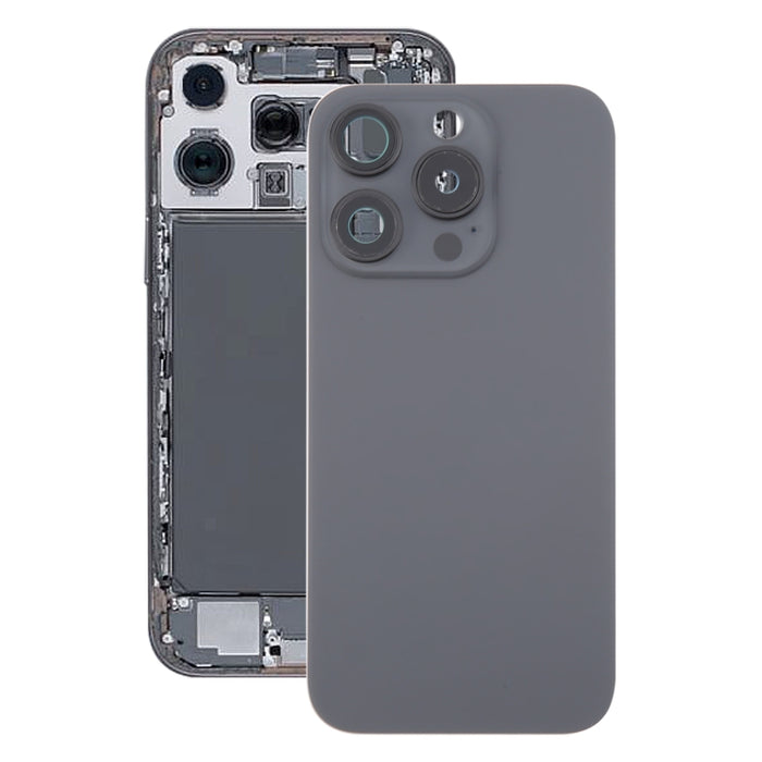 Para iPhone 16 Pro Max Cubierta trasera de batería de vidrio original con cubierta de lente de cámara + imán MagSafe, For iPhone 16 Pro Max(with MagSafe)