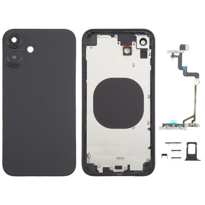 Carcasa Trasera con Apariencia Imitación de iP16 para iPhone XR, Black, Pink, Green, Blue, White