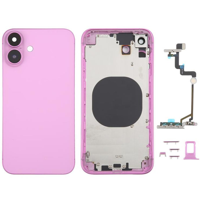 Carcasa Trasera con Apariencia Imitación de iP16 para iPhone XR, Black, Pink, Green, Blue, White