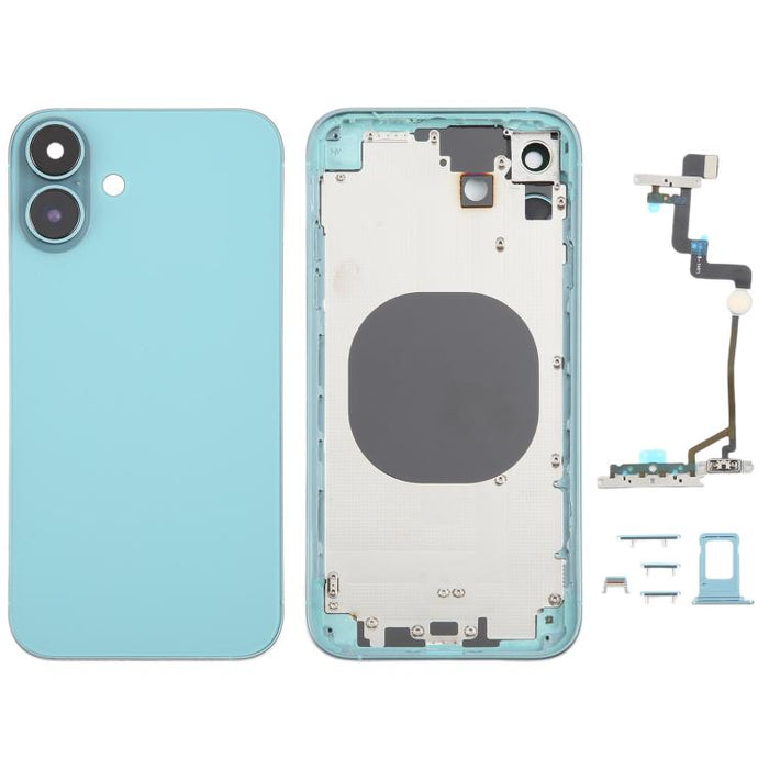 Carcasa Trasera con Apariencia Imitación de iP16 para iPhone XR, Black, Pink, Green, Blue, White