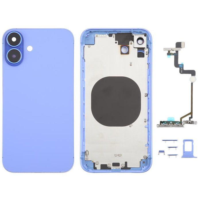 Carcasa Trasera con Apariencia Imitación de iP16 para iPhone XR, Black, Pink, Green, Blue, White