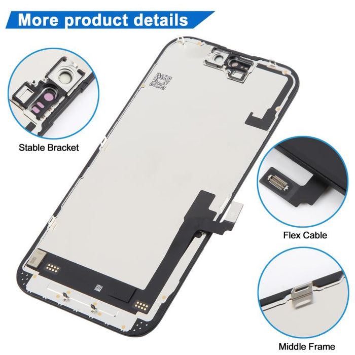 Pantalla LCD JK incell para iPhone 16, For iPhone 16(incell)