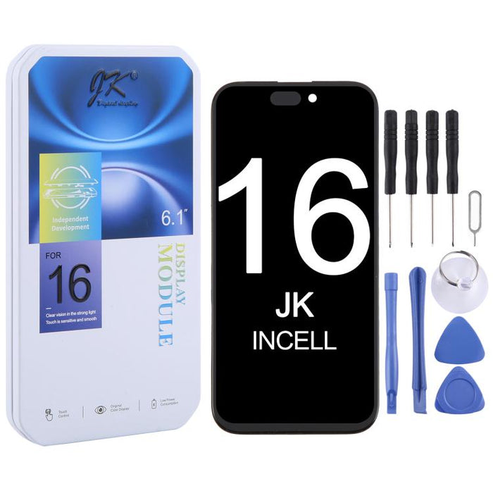 Pantalla LCD JK incell para iPhone 16, For iPhone 16(incell)
