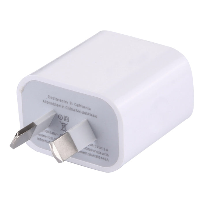 Cargador de 2 puertos USB de alta compatibilidad de 5V 2A, enchufe AU