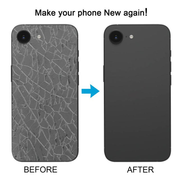 For iPhone 16e Glass Battery Back Cover, For iPhone 16e(with Camera Lens)