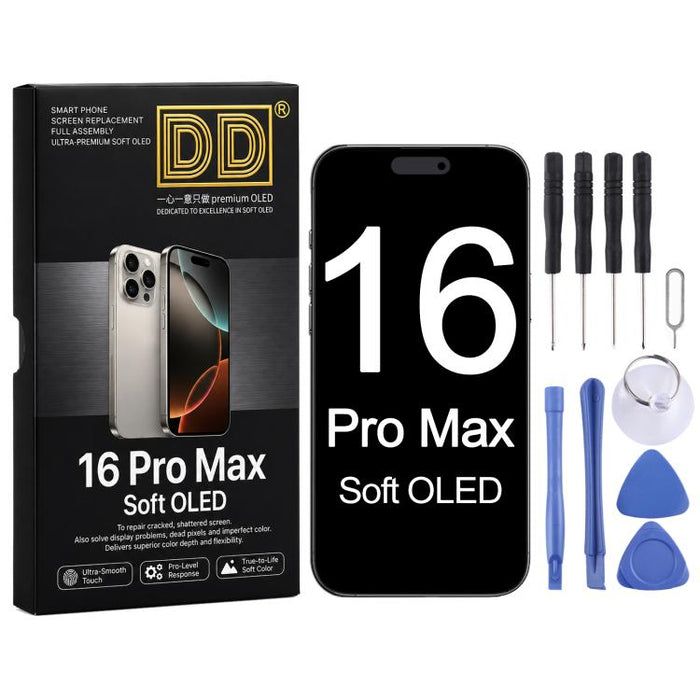 Pantalla OLED DD Soft para iPhone 16 Pro Max, For iPhone 16 Pro Max (Soft OLED)
