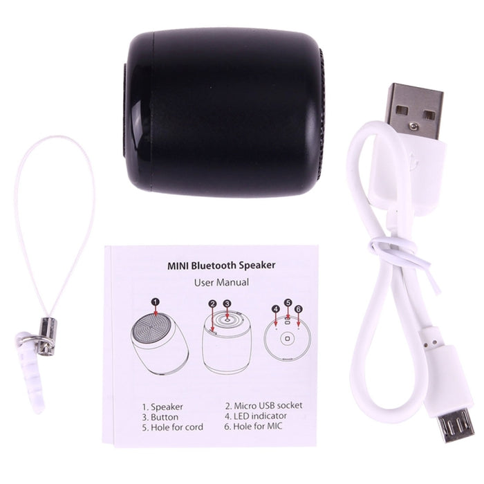 Mini altavoz Bluetooth A1, compatible con llamadas manos libres y foto, obturador remoto y función TWS