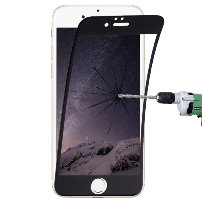 Película de vidrio templado de fibra flexible de pantalla completa 9H de 0,1 mm para iPhone 6 Plus y 6s Plus