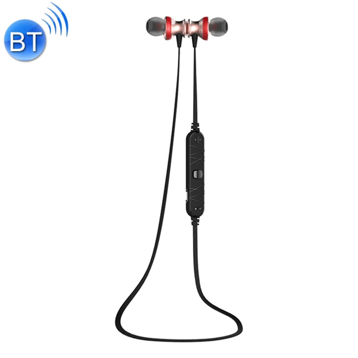 Auricular Bluetooth magnético deportivo inalámbrico AWEI A980BL con control de cable, compatible con llamada manos libres