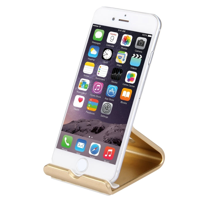 Exquisito soporte de escritorio de aleación de aluminio soporte DOCK para iPhone, Galaxy, Huawei, Xiaomi, LG, HTC y tableta de 7 pulgadas