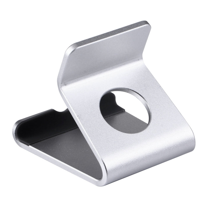 Exquisito soporte de escritorio de aleación de aluminio soporte DOCK para iPhone, Galaxy, Huawei, Xiaomi, LG, HTC y tableta de 7 pulgadas
