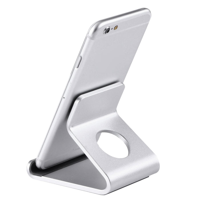 Exquisito soporte de escritorio de aleación de aluminio soporte DOCK para iPhone, Galaxy, Huawei, Xiaomi, LG, HTC y tableta de 7 pulgadas