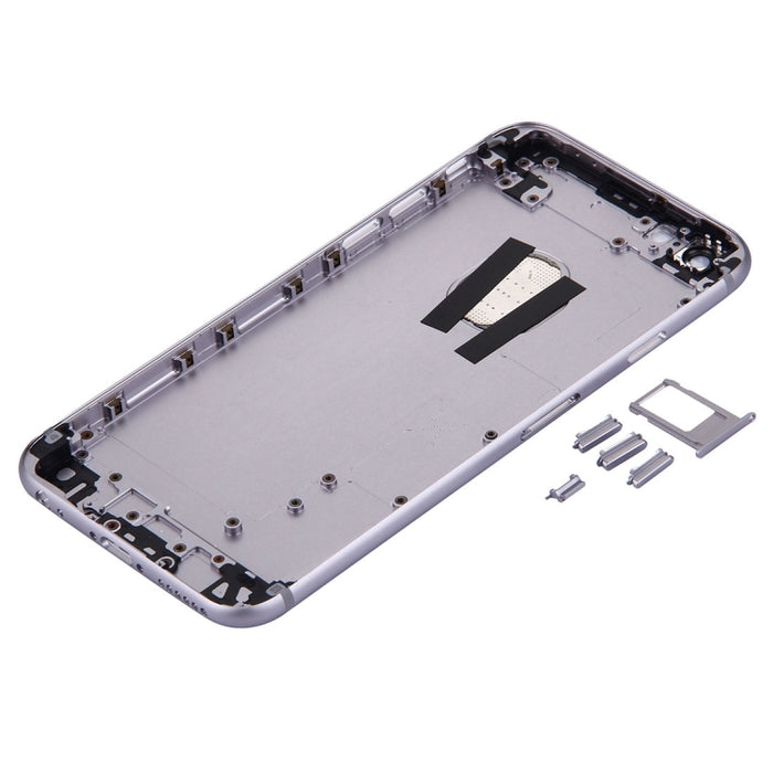 5 en 1 para iPhone 6s (Cubierta trasera + Bandeja para tarjetas + Tecla de control de volumen + Botón de encendido + Tecla vibradora con interruptor de silencio) Cubierta de carcasa de ensamblaje completo, For 6s, For iPhone 6s (with side Key)���������...