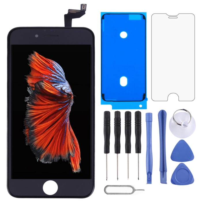 Pantalla LCD y digitalizador de montaje completo con marco para iPhone 6s, 3 in 1 for i6s with Frame White, 3 in 1 for i6s with Frame Black