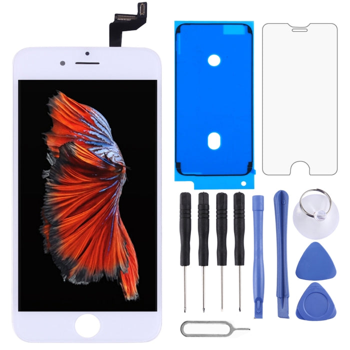 Pantalla LCD y digitalizador de montaje completo con marco para iPhone 6s, 3 in 1 for i6s with Frame White, 3 in 1 for i6s with Frame Black