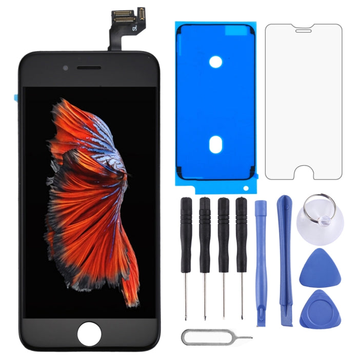 Pantalla LCD y digitalizador de montaje completo con cámara frontal para iPhone 6s, 4 in 1 for i6s with Camera White, 4 in 1 for i6s with Camera Black