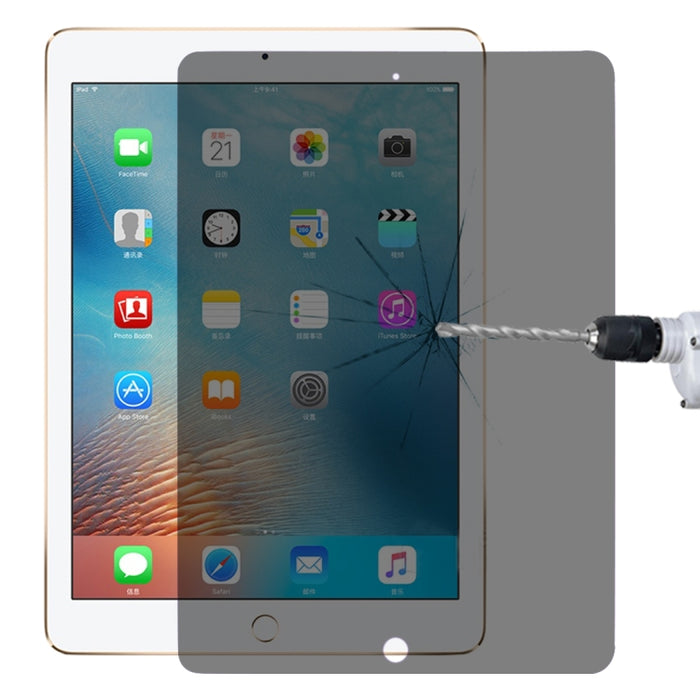 Película de vidrio templado a prueba de explosiones antideslumbrante de privacidad de 0,33 mm 9H 2.5D para iPad 9.7 (2018)/(2017) y Pro 9.7 y Air 2 y Air