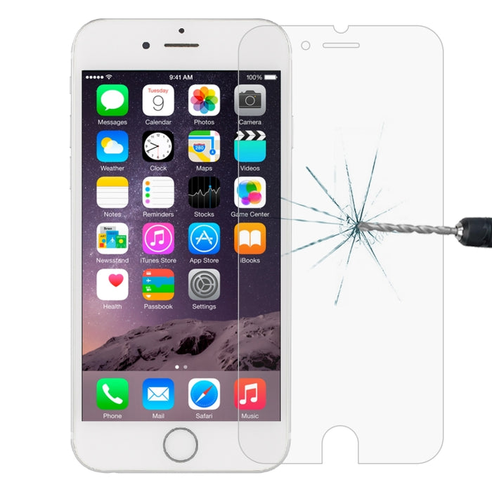 Película de vidrio templado de pantalla no completa 2.5D para iPhone 8/7/6/6S