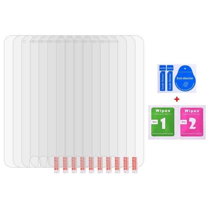 10 PCS para iPhone 8/7 0.26mm 9H Dureza superficial 2.5D Película de pantalla no completa de vidrio templado a prueba de explosiones